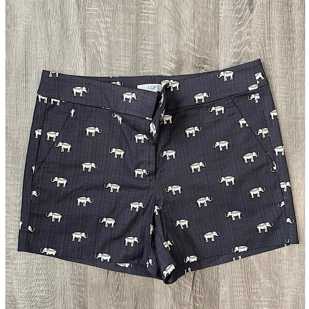 LOFT Printed Shorts Size 6